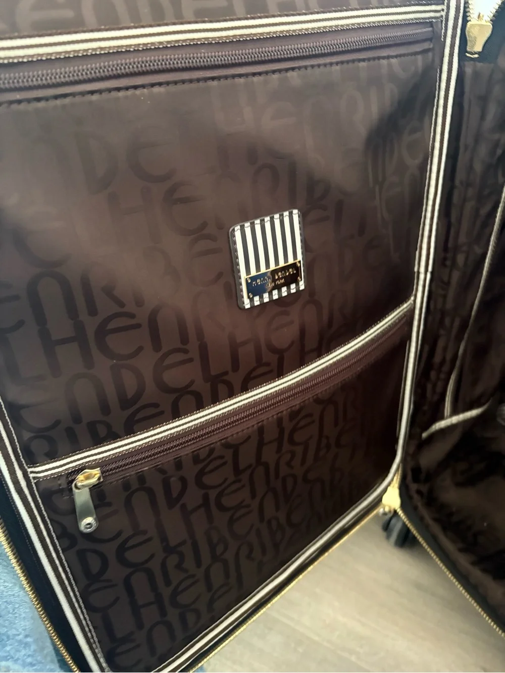 Henri Bendel  Black Rolling Carry-On - Sleek Men's Travel Bag